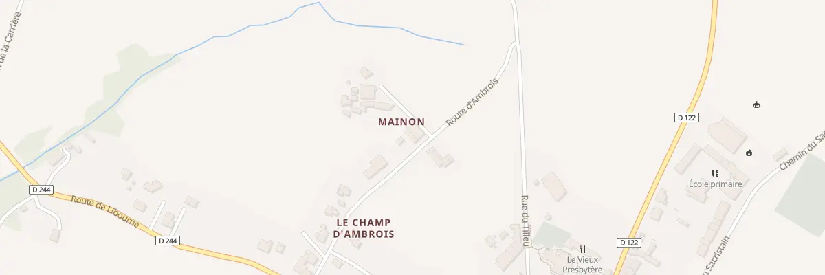 Plan du 362 Malnon à Montagne