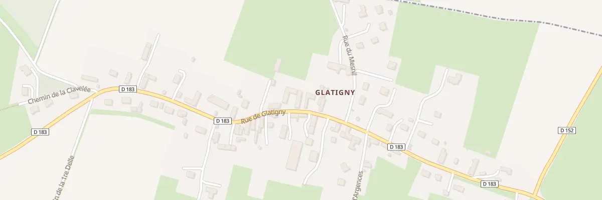 Plan du 20 Rue de Glatigny à Condé-sur-Ifs