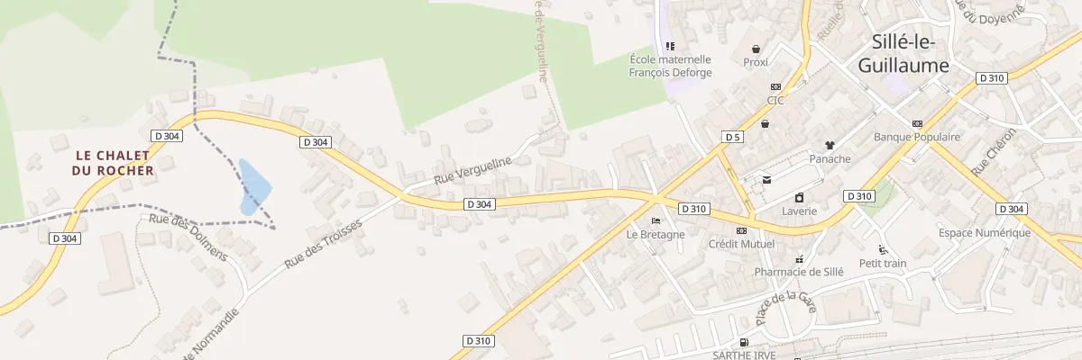 Plan du 14 Rue de Bretagne à Sillé-le-Guillaume