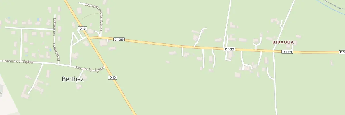 Plan du 9B Bidaouat à Berthez