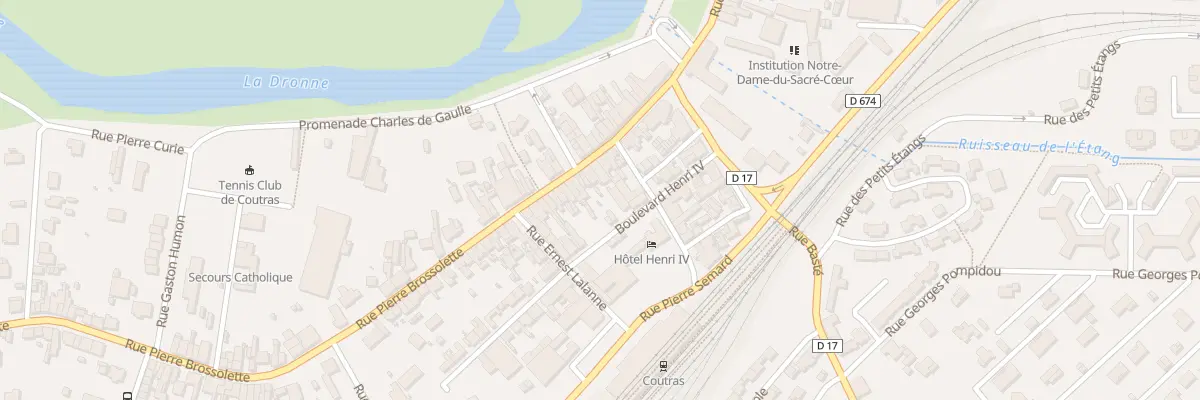 Plan du 176 Rue Pierre Brossolette à Coutras