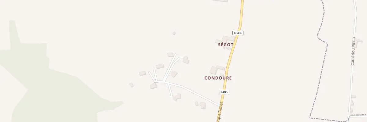 Plan du 9334 Che Larribet à Lombia