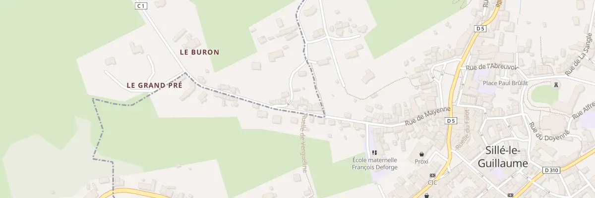 Plan du 11 Rue de la Butte de l’Ormeau au Grez