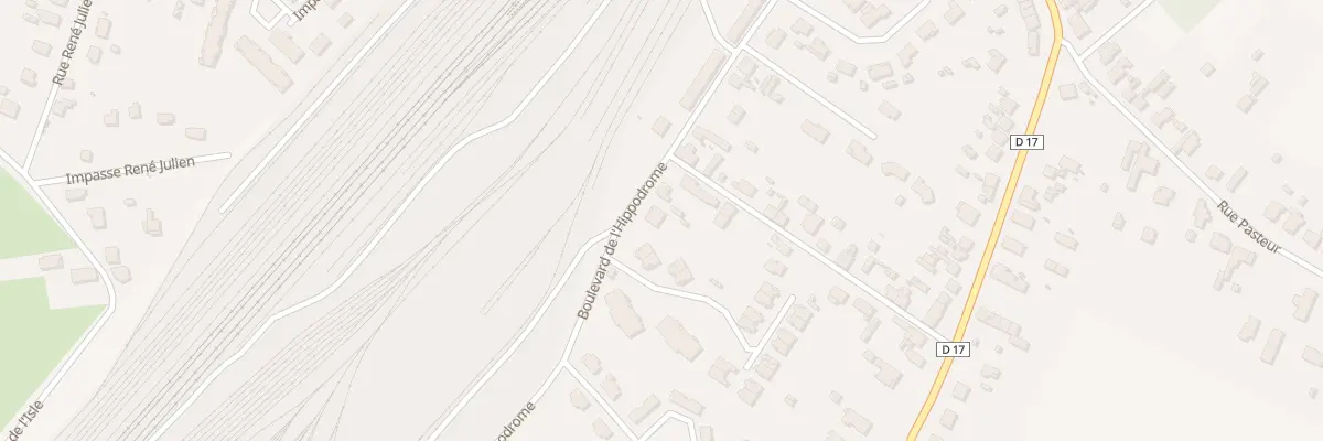 Plan du 43 Rte de l’Hippodromme à Coutras