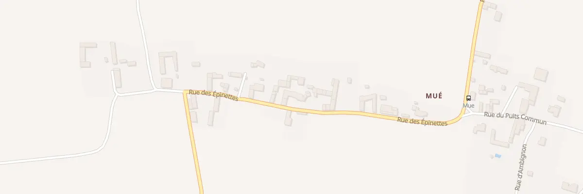 Plan du 14 Rue des Epinettes à Antoigné