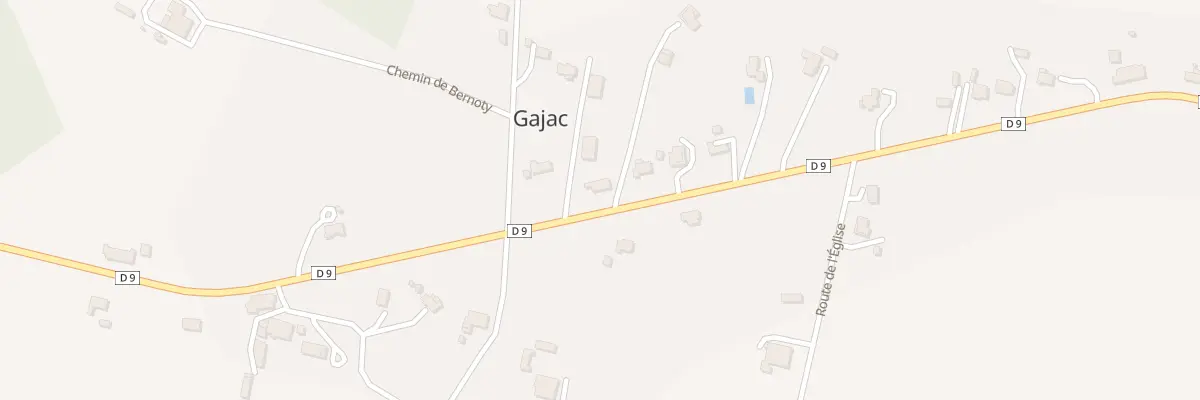 Plan du 14 Au Moulin A Vent Ouest à Gajac