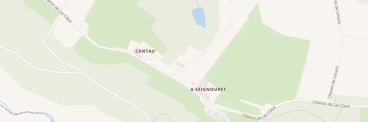 Plan du 2545 Che de Las Claux à Saint-Mont