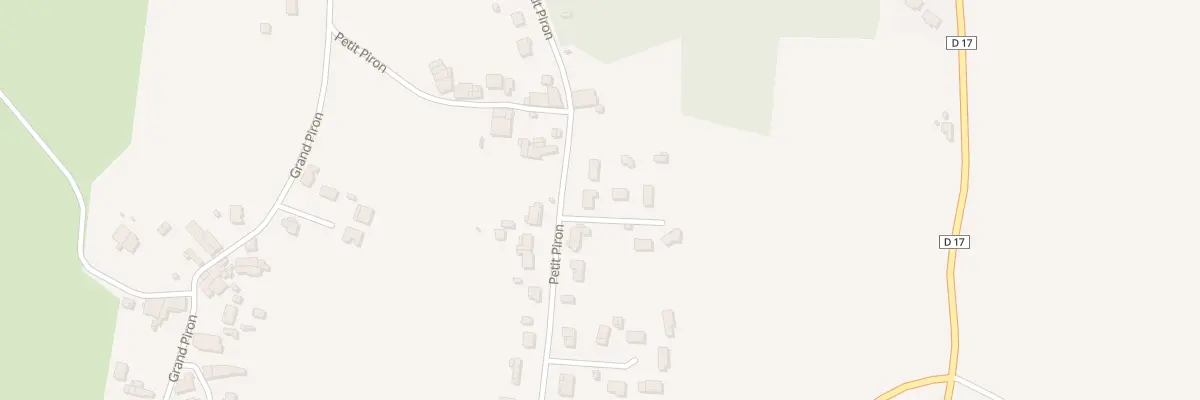 Plan du 347 Rue du Petit Piron à Abzac