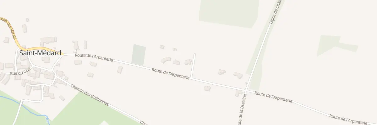Plan du 1 Imp des Ouches à Saint-Médard