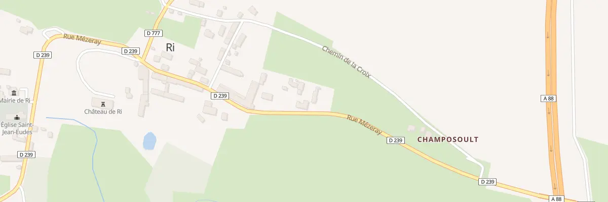 Plan du 2 Champosoult à Ri