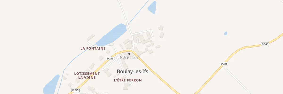 Plan du 1 Rte de Champfrémont à Boulay-les-Ifs