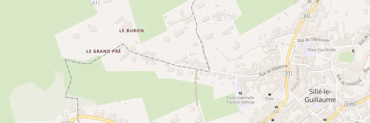 Plan du 18 Rue d’Haut Eclair à Sillé-le-Guillaume
