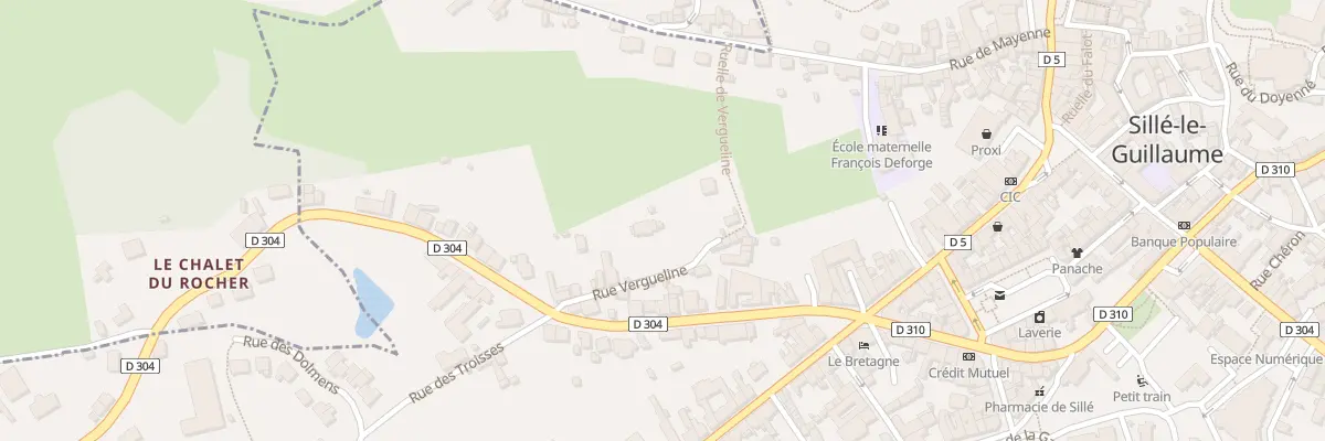 Plan du 12 Rue de Vergueline à Sillé-le-Guillaume