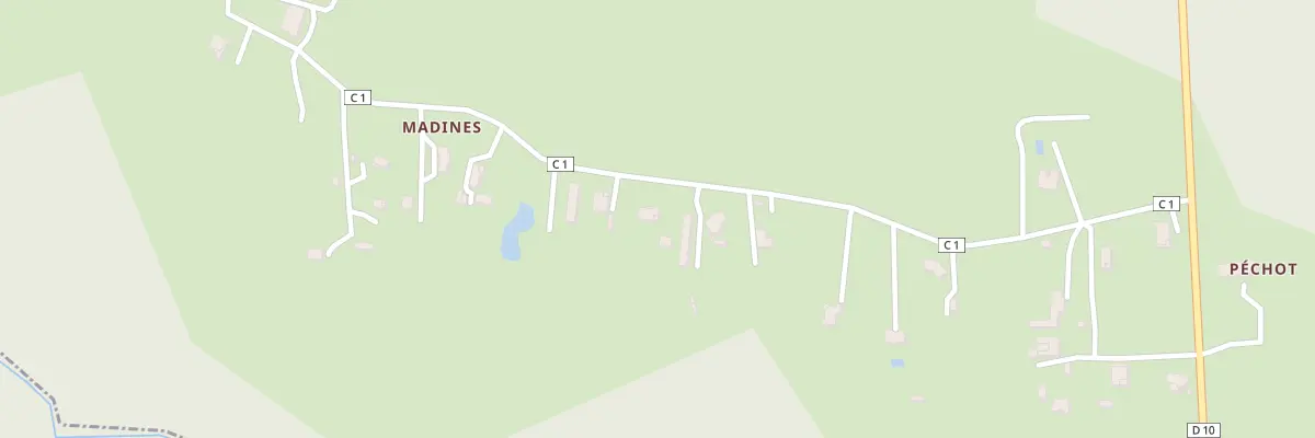 Plan du 6 Au Mayne à Berthez