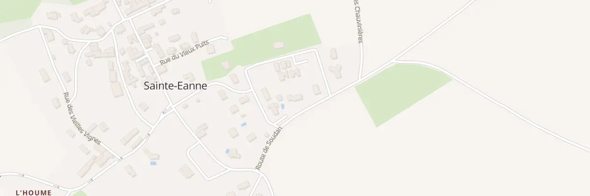 Plan du 1 Rue des Frênes à Sainte-Eanne