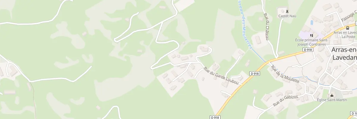 Plan du 14 Rue de Garde Loubou à Arras-en-Lavedan