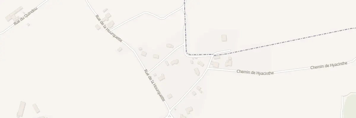 Plan du 598 Rue de la Hourquette à Eslourenties-Daban