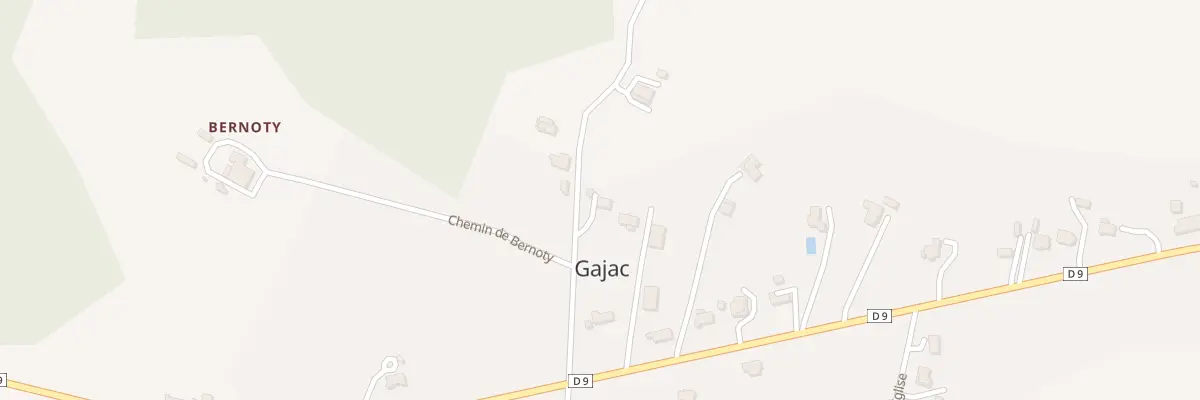 Plan du 8B Au Moulin A Vent Ouest à Gajac