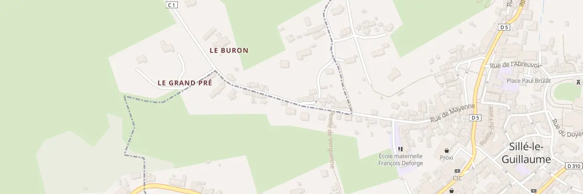 Plan du 9 Rue de la Butte de l’Ormeau au Grez