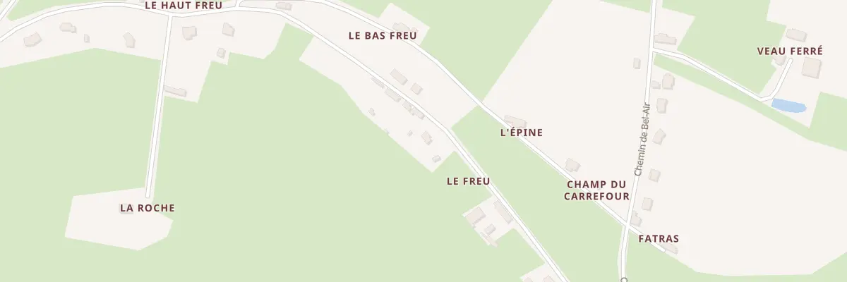 Plan du 5011A Le Haut Freu à Saint-Symphorien