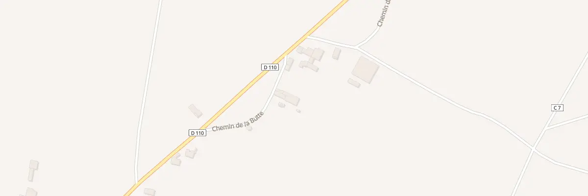 Plan du 8 Chem de la Butte le Peux à Aubigné