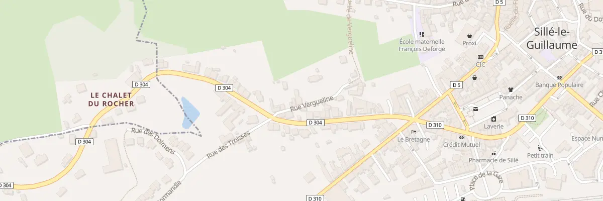 Plan du 16 Rue de Vergueline à Sillé-le-Guillaume