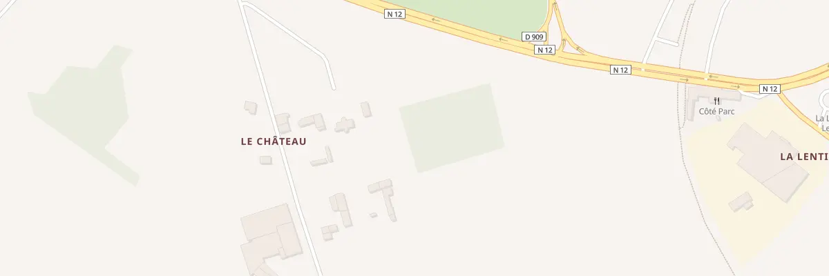 Plan du 1 Le Chateau à Lalacelle