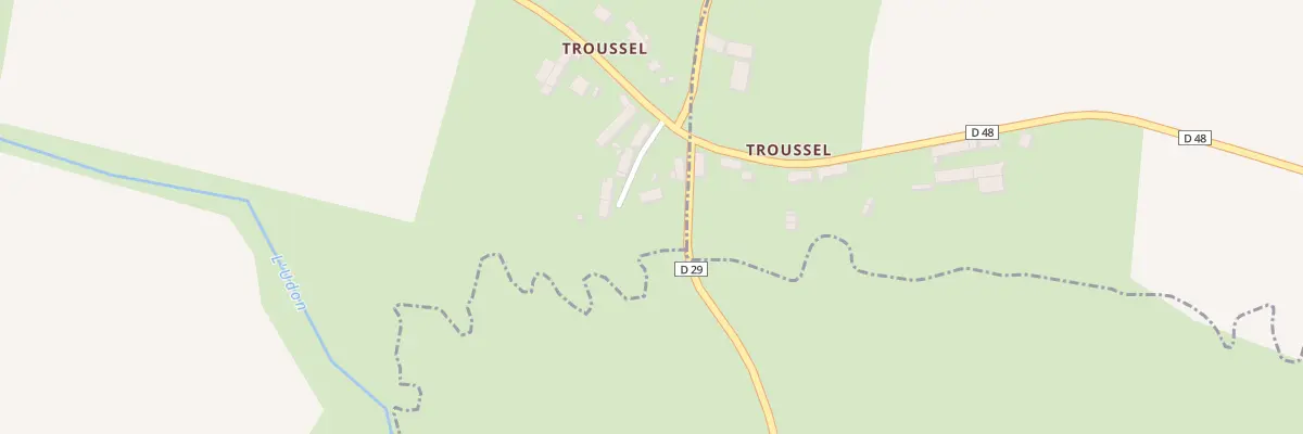 Plan du 1 Che de Troussel à Sainte-Marie-la-Robert