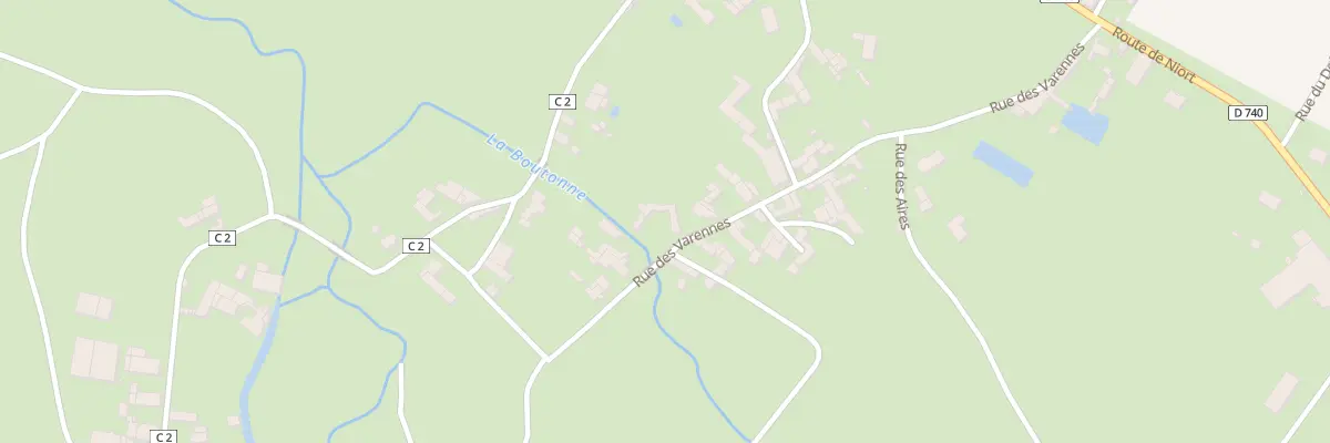 Plan du 13 Rue des Varennes à Fontenille-Saint-Martin-d’Entraigues