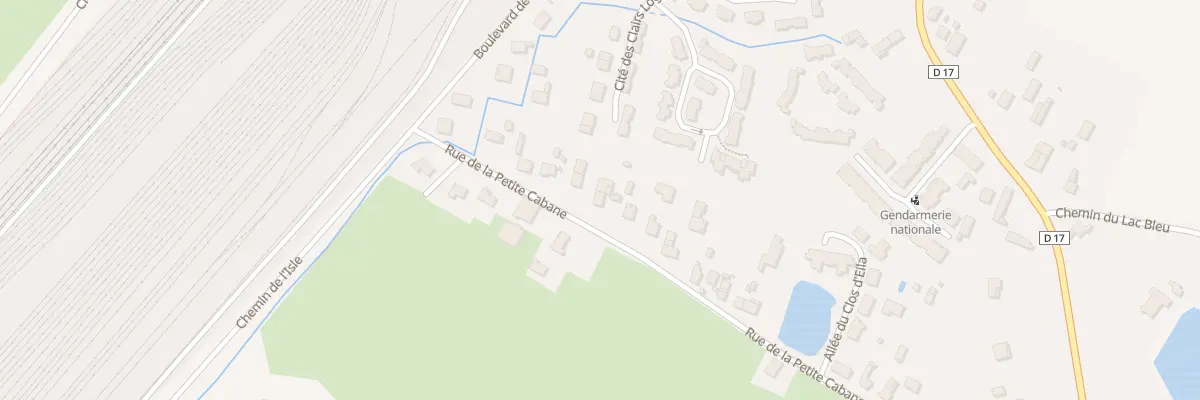 Plan du 17 Rue de la Petite Cabane à Coutras
