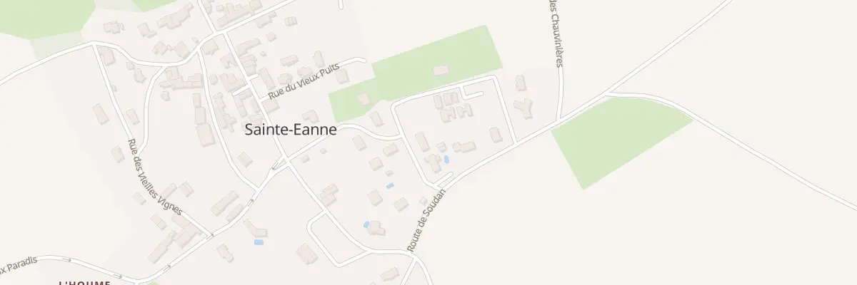 Plan du 5 Rue des Frênes à Sainte-Eanne