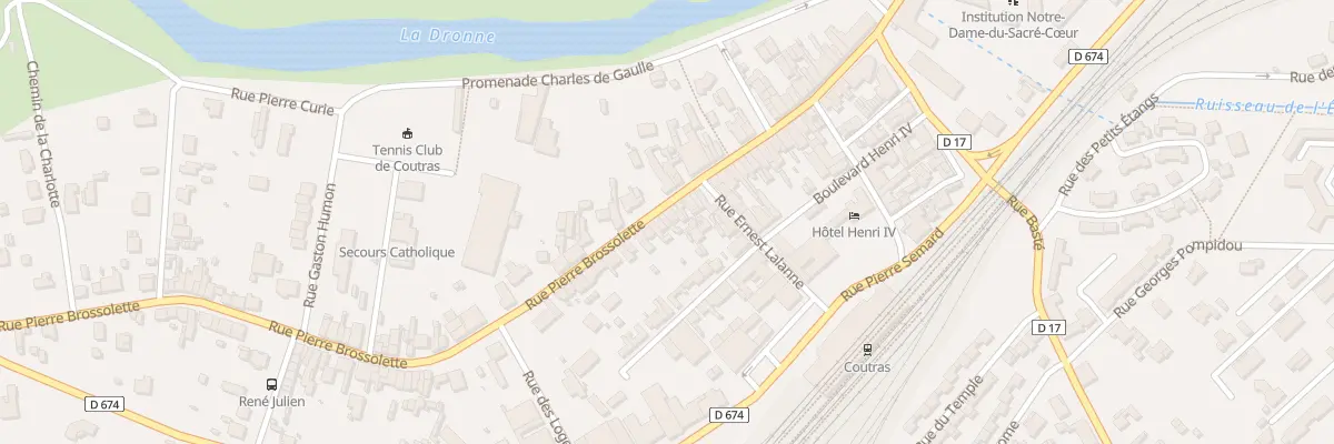 Plan du 132B Rue Pierre Brossolette à Coutras