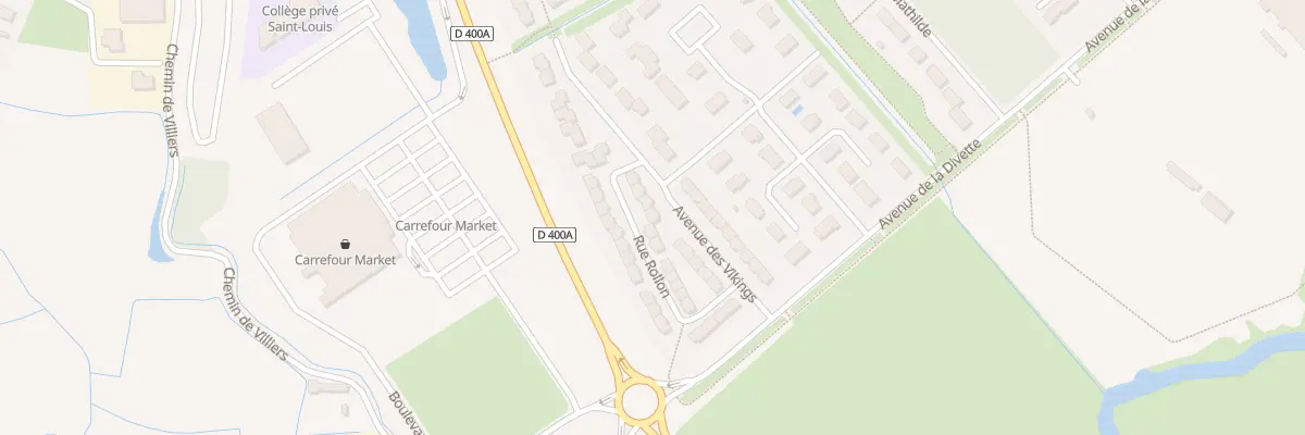 Plan du 13 Av des Vikings à Cabourg
