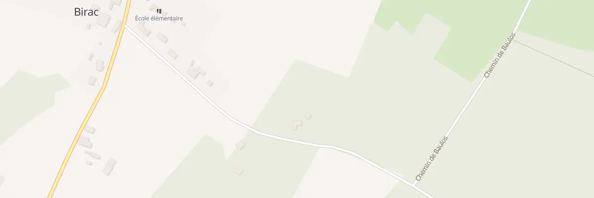 Plan du 8 Le Bourg Est à Birac