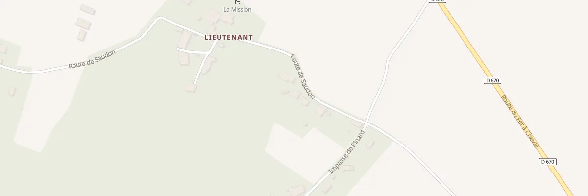 Plan du 6 Lieutenant Pinard à Saint-Jean-de-Blaignac