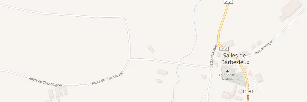 Plan du 10 Rte de la Chiche à Salles-de-Barbezieux
