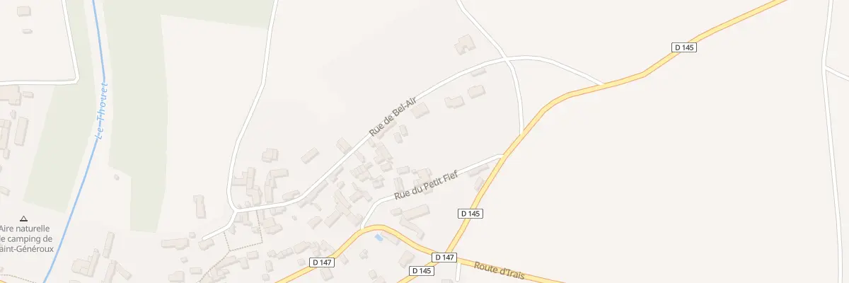 Plan du 1 Rue de Bel-Air à Saint-Généroux