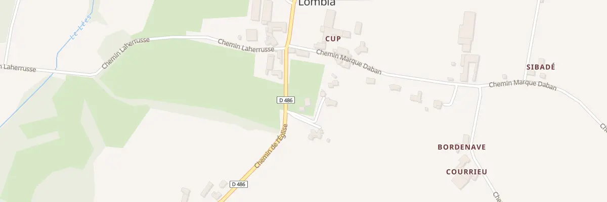 Plan du 9564 Che de l’Eglise à Lombia