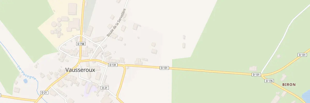 Plan du 21 Rte de Vasles à Vausseroux