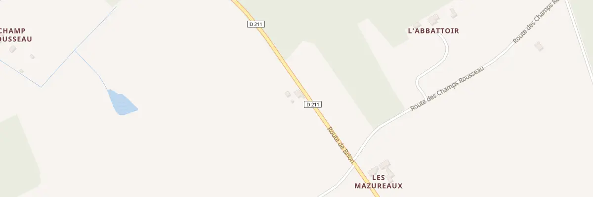 Plan du 2847 Rte de Brion Jumelles à Longué-Jumelles