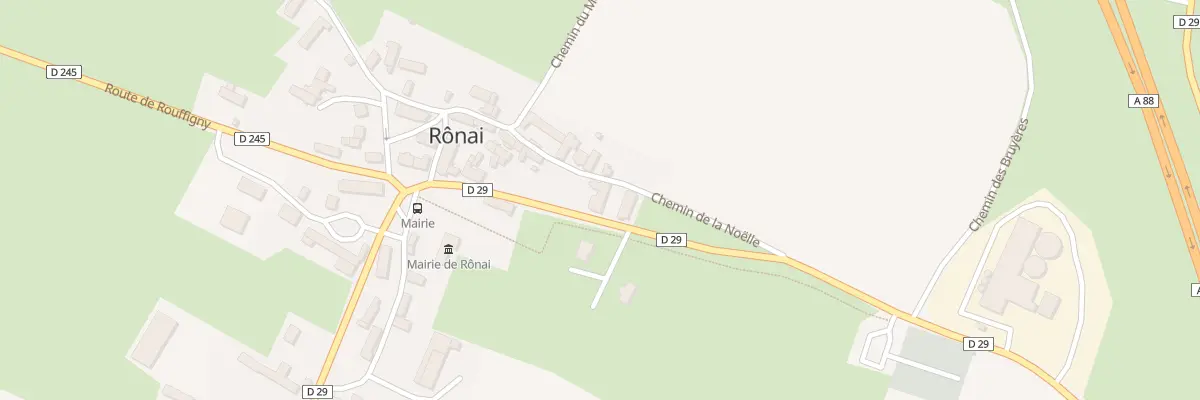 Plan du 2 Che de la Noëlle à Rônai