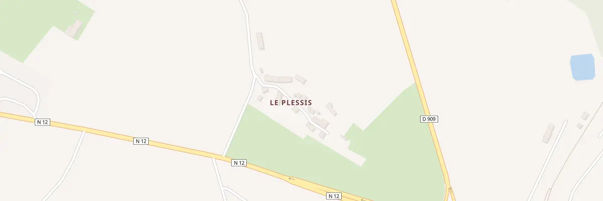 Plan du 4 Le Plessis à Lalacelle