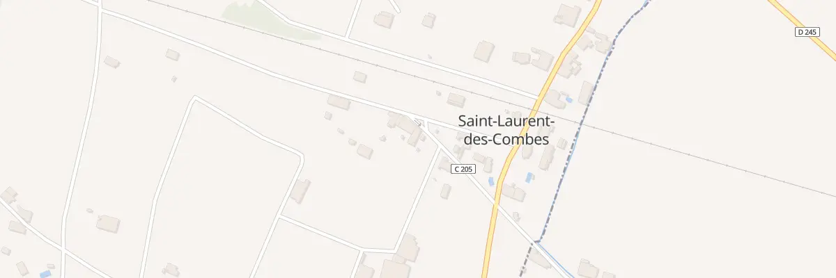 Plan du 118 Barbeyron à Saint-Laurent-des-Combes