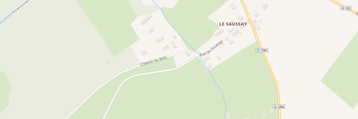 Plan du 5108 Le Saussaye à Pertheville-Ners