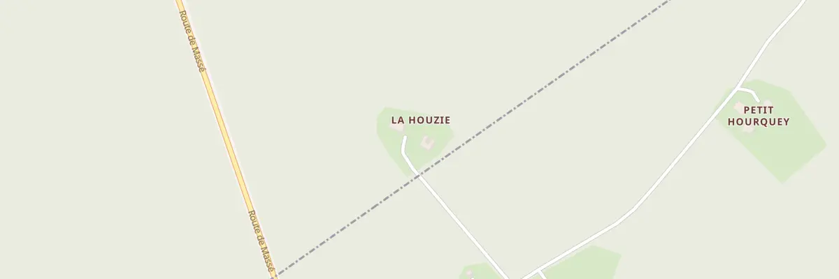 Plan du 2 La Houzie à Giscos