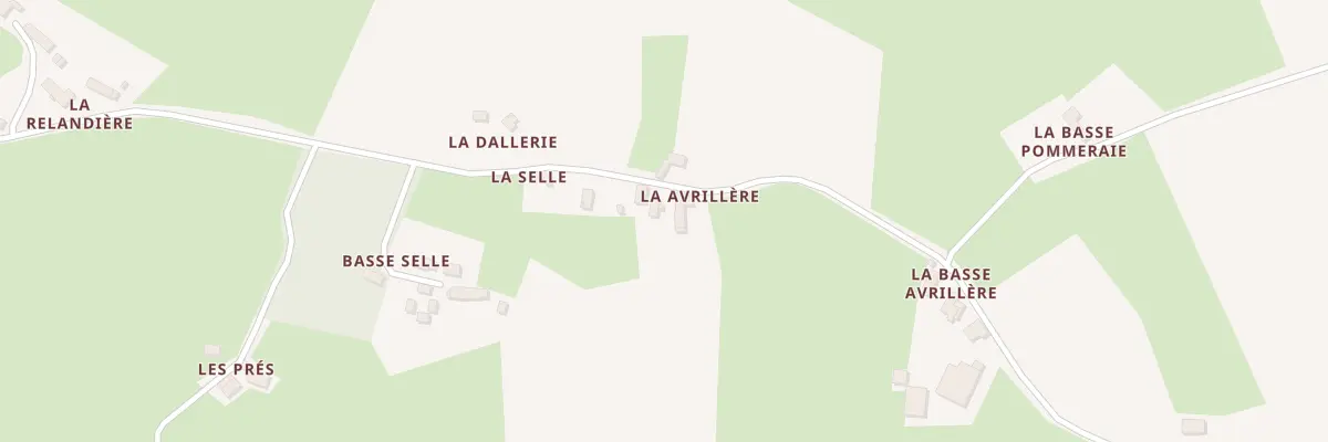 Plan du 5037 La Avrillere à Saint-Symphorien