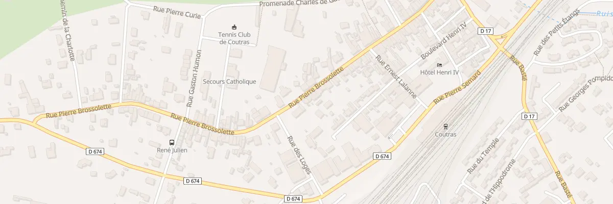 Plan du 114 Rue Pierre Brossolette à Coutras