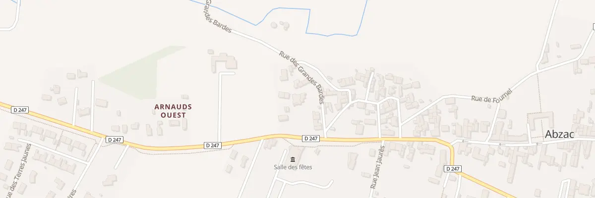 Plan du 98 Rue du Docteur Texier à Abzac