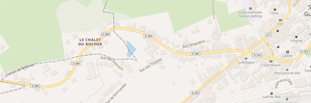 Plan du 29 Rue de Bretagne à Sillé-le-Guillaume