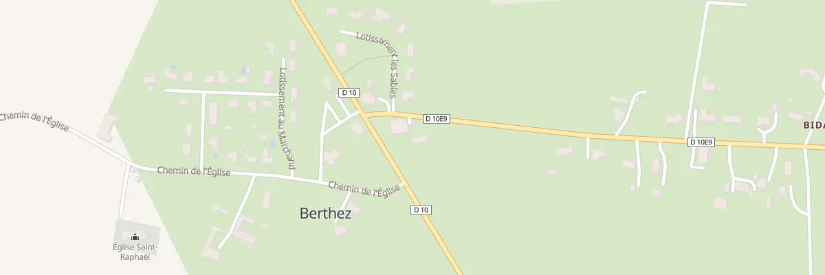 Plan du 4 Bidaouat à Berthez